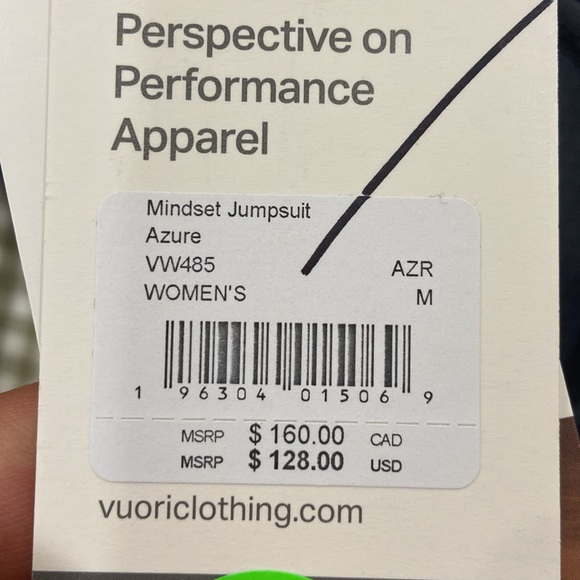 Vuori Mindset Jumpsuit NWT - Picture 4 of 7